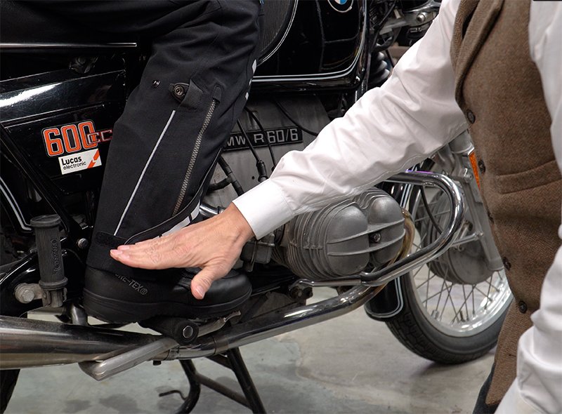 Motorcycle pant fitting at Motolegends